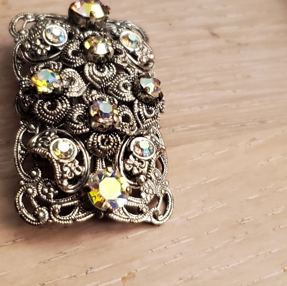 Vintage filigree Made in Germany brooch. RARE - Picture 10 of 13